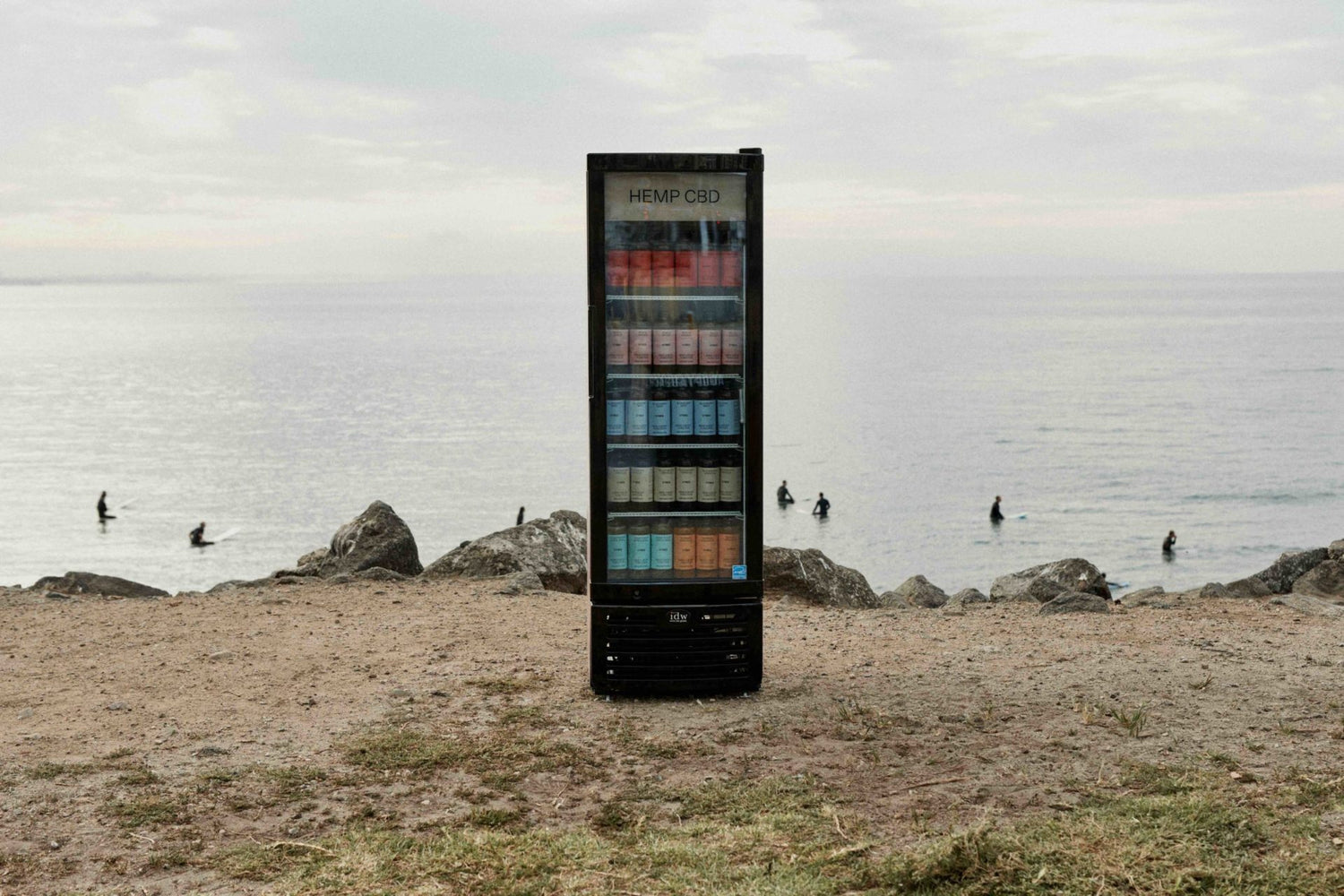 We dropped a fridge stocked with cold VYBES on a street corner
