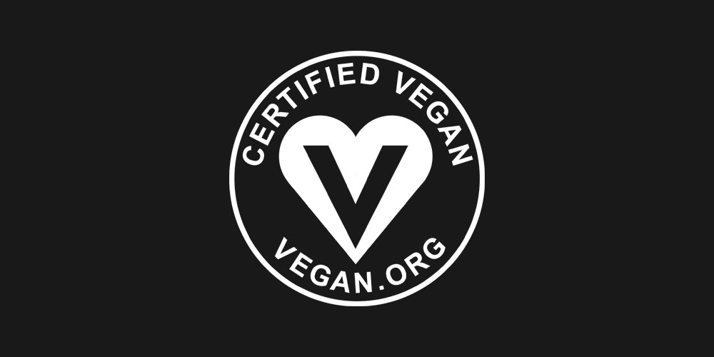 We're officially certified Vegan